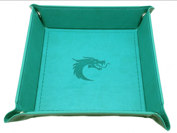 Old School Dice: RPG Dice Rolling Tray - Teal