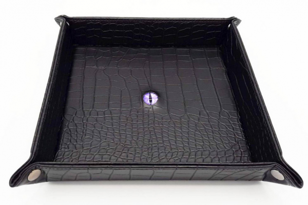 Old School Dice: Dragon Eye Rolling Tray - Black