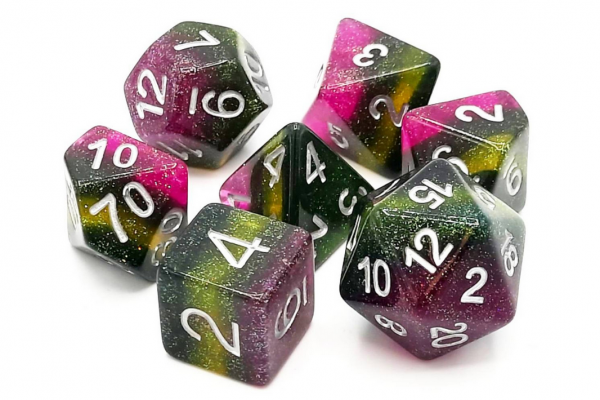 Old School RPG Dice Set: Gradients - Grapevine (7)