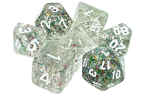 Old School RPG Dice Set: Particles - Happy New Year! (7)