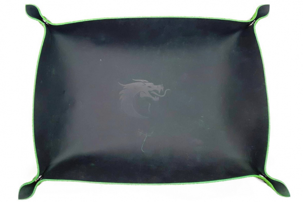 Old School Dice: Ultimate Rolling Tray - Green