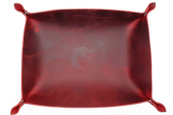 Old School Dice: Ultimate Rolling Tray - Red