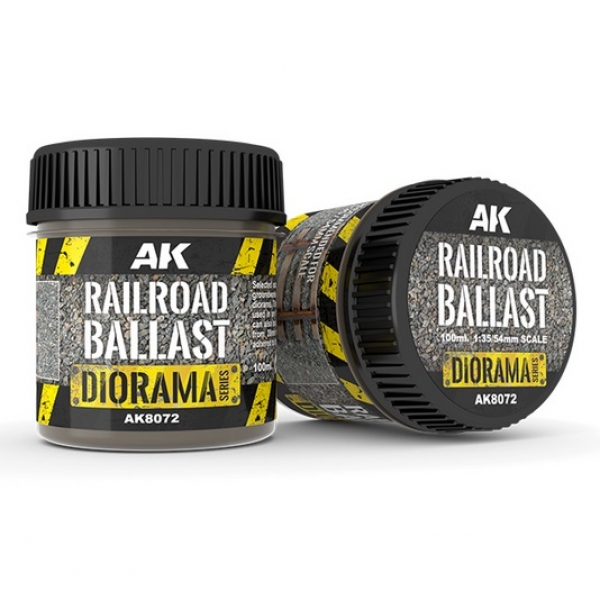 AK Interactive: Regular Railroad Ballast (1) (100mL)