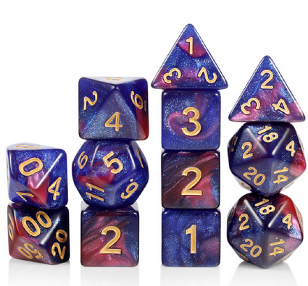 Dice Habit Acrylic Dice Set: Cosmos (12pcs)