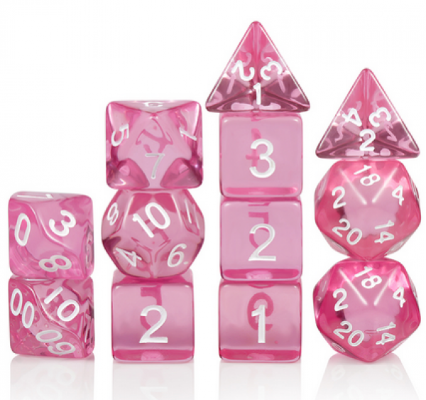 Dice Habit Acrylic Dice Set: Petals (12pcs)
