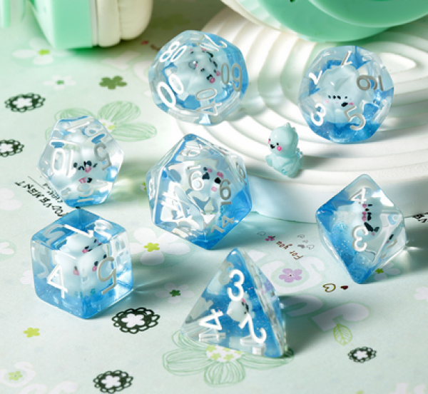 Dice Habit Resin Dice Set: Dragon (7pcs)