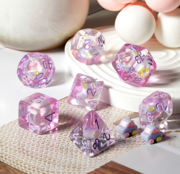 Dice Habit Resin Dice Set: Car (7pcs)