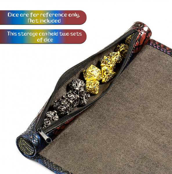 Dice Habit: Roll Up Dice Mat - Dragon Scale