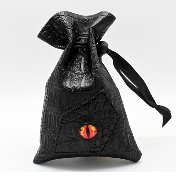 Dice Habit: Dragon Eye Dice Bag - Fire