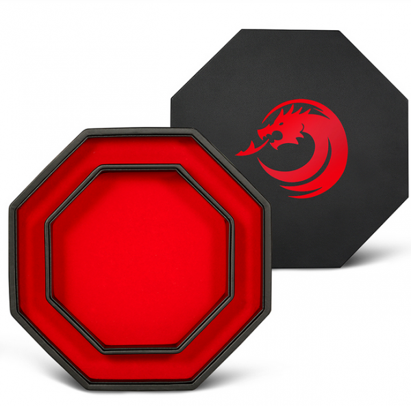 Dice Habit: Octagon Dice Tray - Red
