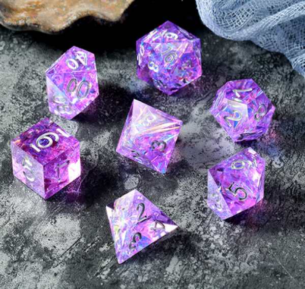 Dice Habit: Sharp Edge Dice Set - Nebula (7pcs)