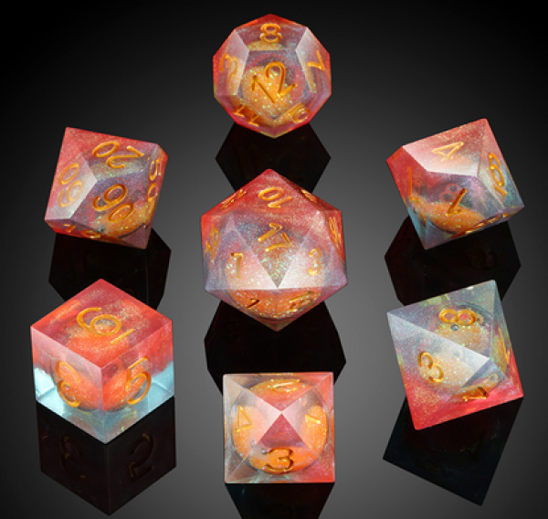 Dice Habit: Liquid Core Dice Set - Twilight (7pcs)