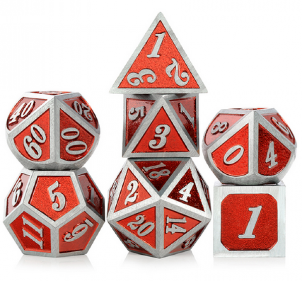 Dice Habit: Metal & Enamel Dice Set - Engineer (7pcs)