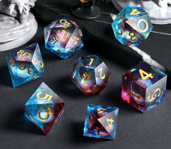 Dice Habit: Liquid Core Dice Set - Star Cluster (7pcs)