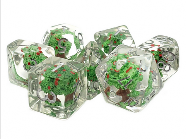 Old School RPG Dice Set: Infused Apple Tree (7)