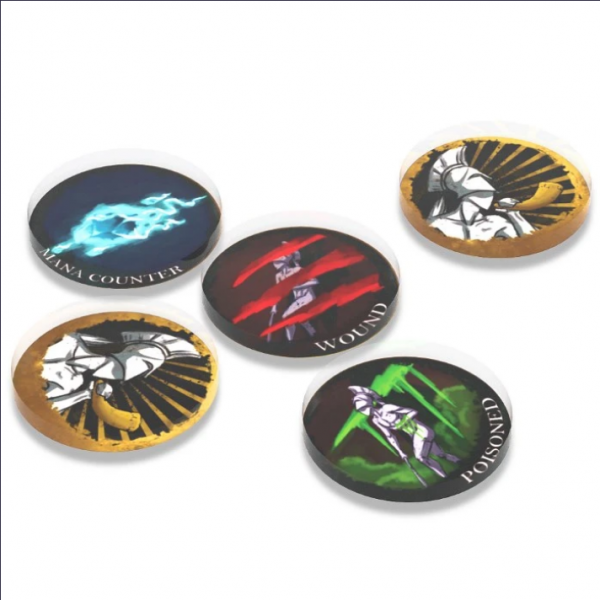 Eldfall Chronicles: Acrylic Token Set