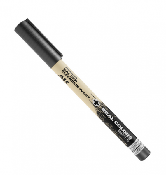 AK-Interactive: Real Color Acrylic Paint Marker -  RAL1001 Elfenbein-Ivory