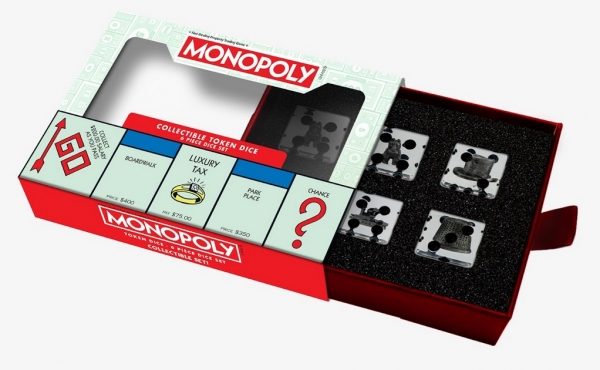 Inclusion Dice: Monopoly 22mm Oversized Dice Set - Game Tokens