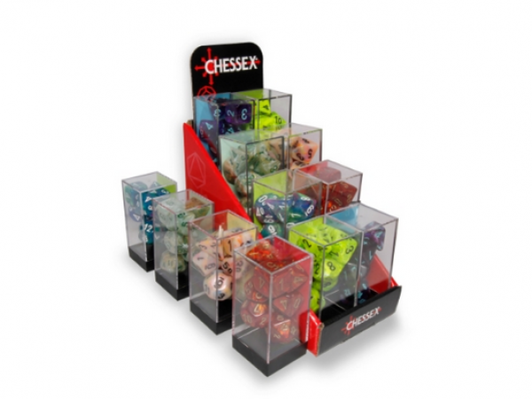 Chessex Mega Hedrals: 7-Die Set Sampler (12 sets) [Retail Only