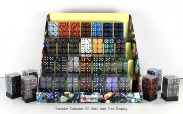 Chessex Dice Sets: Box of 50 Speckled 16mm Dice Blocks [Retail Only