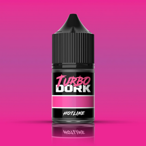 Turbo Dork Paints: Metallics Acrylic Paint - Hotline (22ml)