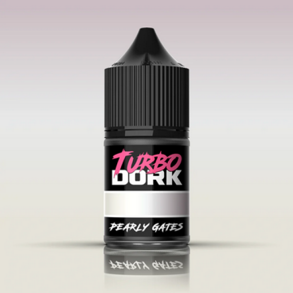 Turbo Dork Paints: Metallics Acrylic Paint - Pearly Gates (22ml)