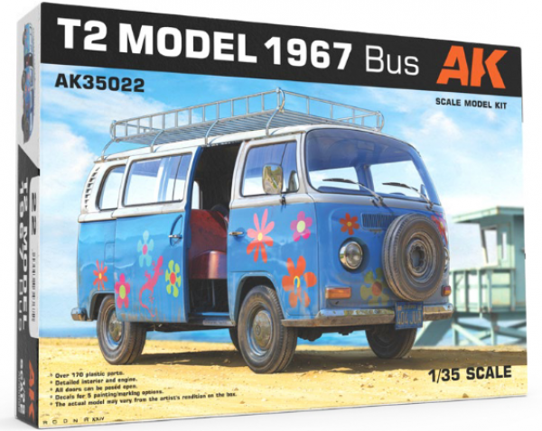 AK-Interactive:  T2 Model 1967 Bus (1:35 scale)