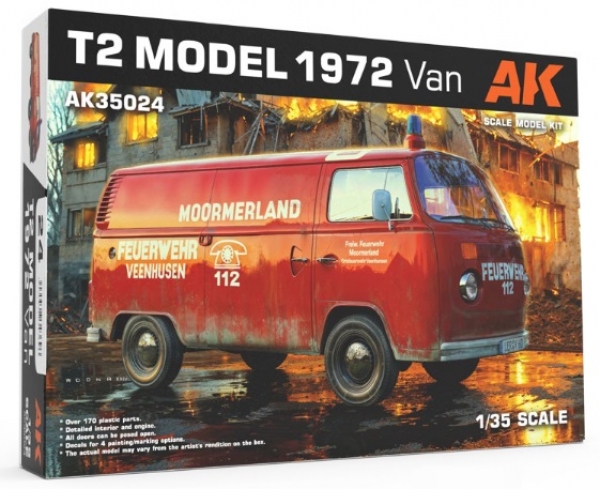 AK-Interactive:  T2 Model 1972 Van (1:35 scale)