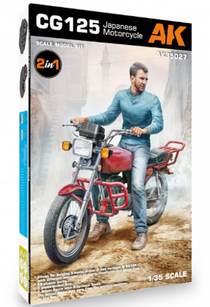AK-Interactive: CG125 Japanese Motorcycle (1:35 scale)