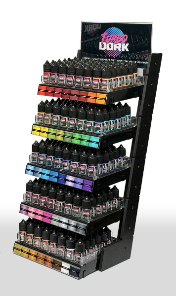 Turbo Dork Paints: Metallic Paints Rack - Full  [Retail Only]