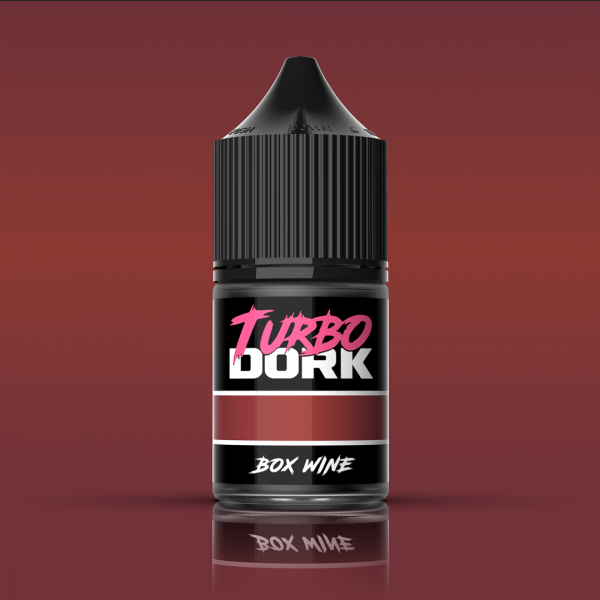 Turbo Dork Paints: Box Wine Metallic Acrylic Paint 22ml Bottle