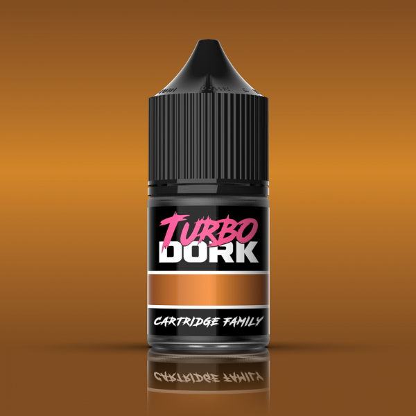 Turbo Dork Paints: Cartridge Family Metallic Acrylic Paint 22ml Bottle