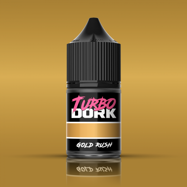 Turbo Dork Paints: Gold Rush Metallic Acrylic Paint 22ml Bottle