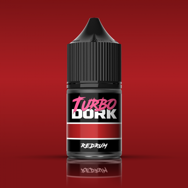 Turbo Dork Paints: Redrum Metallic Acrylic Paint 22ml Bottle