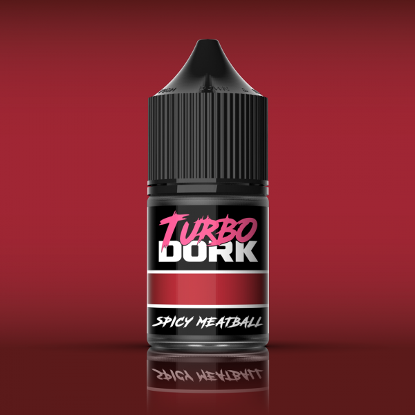Turbo Dork Paints: Spicy Meatball Metallic Acrylic Paint 22ml Bottle