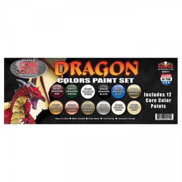 Reaper Learn to Paint Series: Dragon Colors Paint Set