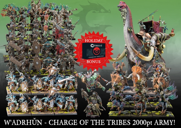 Conquest: W’adrhŭn Charge of the Tribes 2000pt Army