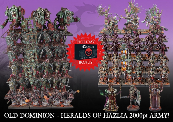 Conquest: Old Dominion Heralds of Hazlia 2000pt Army