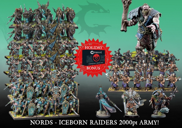 Conquest: Nords Iceborn Raiders 2000pt Army