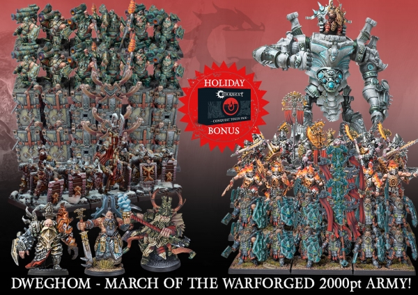 Conquest: Dweghom March of the Warfoged 2000pt Army