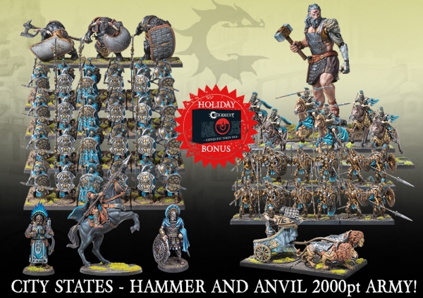 Conquest: City States Hammer and Anvil 2000pt Army