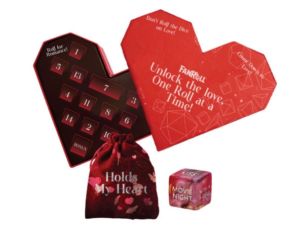 Metallic Dice: FanRoll Valentines Advent Calendar