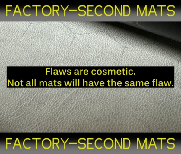 Chessex: Factory-Second Megamat 1'' Reversible Black-Grey Hexes