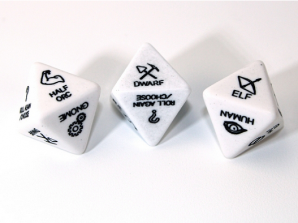 Chessex: 3rd Edition Race d8