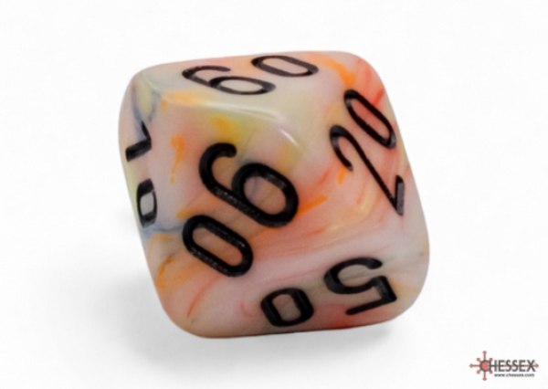Chessex: Festive Mega-hedral Circus/black Tens 10 (1)