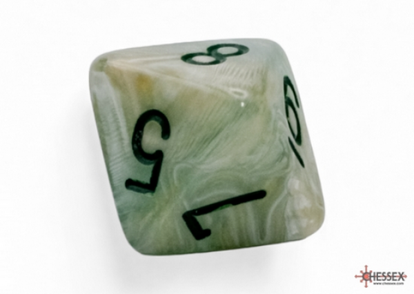 Chessex: Marble Mega-hedral Green/dark green d8 (1)