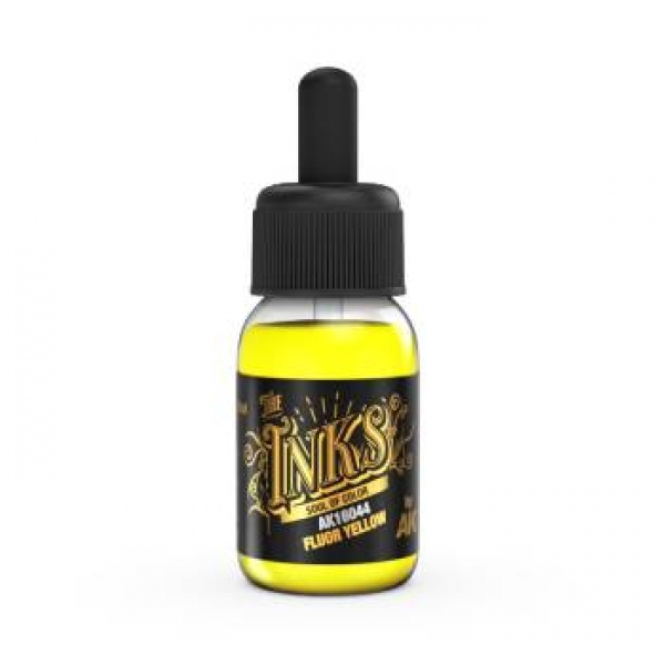 AK Interactive The INKS Fluor Yellow 30ml