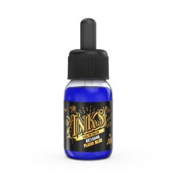 AK Interactive The INKS Fluor Blue 30ml