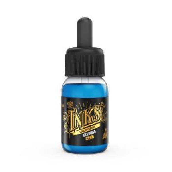 AK Interactive The INKS Cyan 30ml