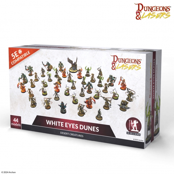 Dungeons & Lasers: White Eyes Dunes Desert Creatures
